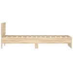 vidaXL Cadre de lit sans matelas avec tête de lit 90x190 cm