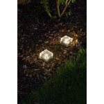 Cube de glace solaire GALIX G4470 - 1 LED - 7 cm