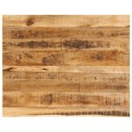 vidaXL Dessus de table 100x80x2 5cm bord vif bois massif manguier brut