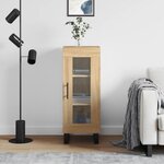 vidaXL Buffet Chêne sonoma 34 5x34x90 cm Bois d'ingénierie