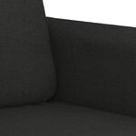 vidaXL Fauteuil Noir 60 cm Tissu