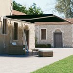 vidaXL Auvent manuel rétractable sur pied 400x300 cm Anthracite