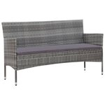 Salon de jardin meuble d'extérieur ensemble de mobilier 5 pièces avec coussins résine tressée gris 02_0016444
