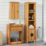 vidaXL Ensemble de meubles de salle de bain 2 Pièces bois de pin massif
