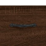 vidaXL Table de chevet chêne marron 40x35x47 5 cm bois d’ingénierie