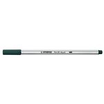 Feutre pinceau pen 68 brush  vert sapin x 10 stabilo