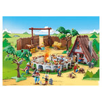 Playmobil Asterix : Le Banquet du Village - Ensemble de Jeu Complet avec Personnages et Accessoires