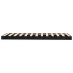 vidaXL Cadre de lit noir 75x190 cm petit simple bois massif de pin