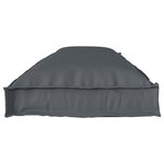 vidaXL Coussins de Palette pour banc 2 Pièces Anthracite 150x40x8 cm Tissu Oxford