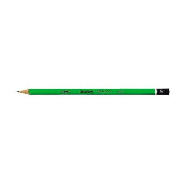 Crayon papier graphite Hexagonal CRITERIUM 550 Mine 2H BIC
