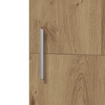 vidaXL Commode Chêne Artisan 45x42.5x185 cm Bois d'ingénierie
