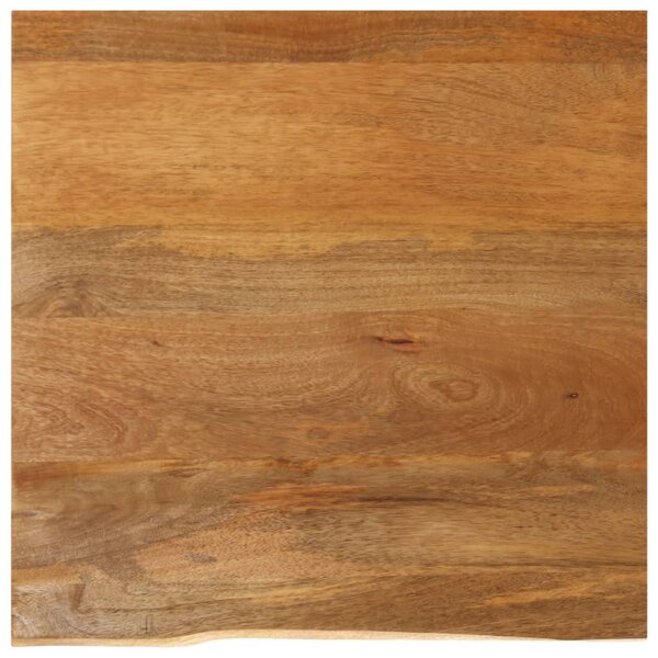 vidaXL Dessus de table à bord vivant 80x80x2 5 cm bois massif manguier