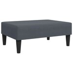 vidaXL Ensemble de canapés 2 Pièces avec coussins gris foncé velours