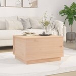 vidaXL Table basse 60x50x35 cm Bois massif de pin