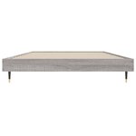 vidaXL Cadre de lit sonoma gris 90x190 cm bois d'ingénierie