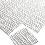 WallArt Panneaux muraux 3D Maxwell 12 Pièces GA-WA22