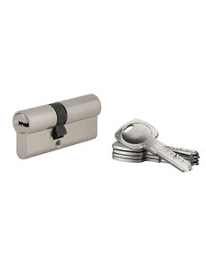 SP - Cylindre de serrure à  double entrée Tiger 6 Dynamic  30x40mm  nickelé  anti-arrachement  anti-perçage  5 clés