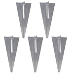 vidaXL Clôture à mailles losangées et poteaux acier galvanisé 15x1 m