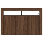 vidaXL Buffet Chêne Brun Bois d'ingénierie 116 x 30 x 75 cm Buffet