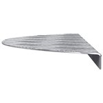 vidaXL Marches d'Escalier en Aluminium 15 Pièces Antidérapantes 60x18 cm