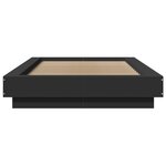 vidaXL Cadre de lit sans matelas noir 90x200 cm