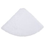 vidaXL Jupe de sapin de Noël Blanc 150 cm Fausse fourrure