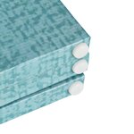 vidaXL Cloison de séparation pliable 200 x 170 cm Papillon Bleu