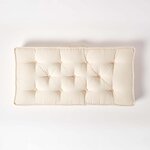 Coussin rehausseur pour canapé en coton  Crème - HOMESCAPES