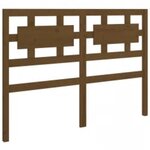 vidaXL Cadre de lit Marron miel Bois massif 200x200 cm