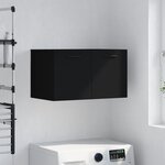 vidaXL Armoire murale Noir 60x36 5x35 cm Bois d'ingénierie
