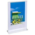Porte-visuel Droit Vertical A4 - Cristal - X 20 - Exacompta