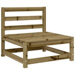 vidaXL Salon de jardin 12 Pièces bois de pin imprégné