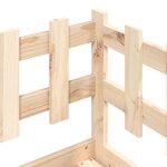 vidaXL Lit de jour sans matelas 80x200 cm bois de pin massif