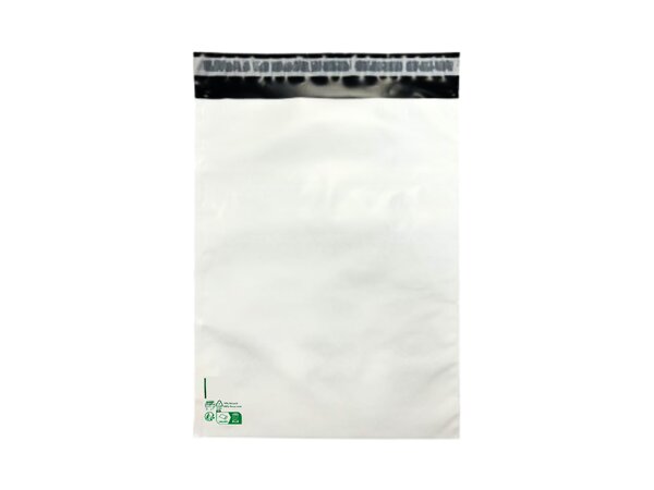 50 Enveloppes plastique opaques 80 microns N°3 - 295x370mm