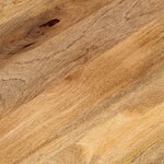 vidaXL Dessus de table 110x50x3 8 cm ovale bois massif de manguier