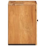 vidaXL Armoire de salle de bain murale 38x33x48cm bois massif d'acacia