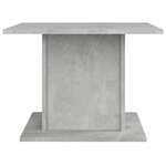 vidaXL Table basse gris béton 55 5x55 5x40 cm bois d'ingénierie