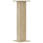 vidaXL Supports pour plantes 2 Pièces chêne sonoma bois d'ingénierie