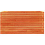vidaXL Jardinière cire marron 90x90x49 5 cm bois de pin massif