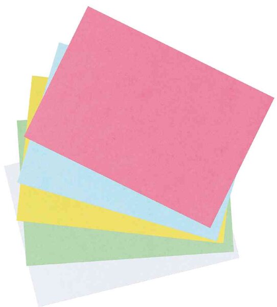 paquet de 100 fiches bristol, format A6, unie, bleu HERLITZ