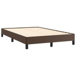 vidaXL Cadre de lit sans matelas marron 120x200 cm similicuir