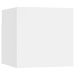 vidaXL Ensemble de meubles TV 8 Pièces Blanc Bois d'ingénierie