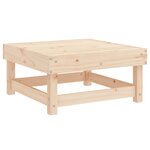 vidaXL Repose-pied de jardin bois de pin massif