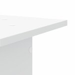 vidaXL Supports pour plantes 2 Pièces blanc 30x30x80 cm bois d'ingénierie