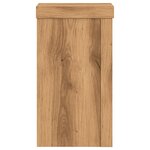 vidaXL Supports pour plantes 2 Pièces chêne artisanal bois d'ingénierie
