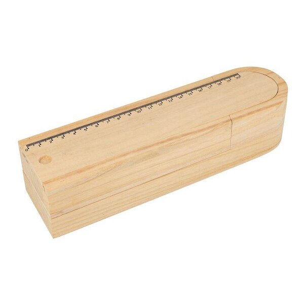 Plumier en bois 23 5x5 5x6 5 cm