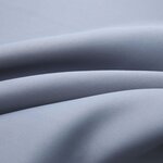 vidaXL Rideaux occultants avec anneaux en métal 2 Pièces Gris 140x175 cm
