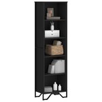 vidaXL Bibliothèque noir 50x31x169 cm bois d'ingénierie