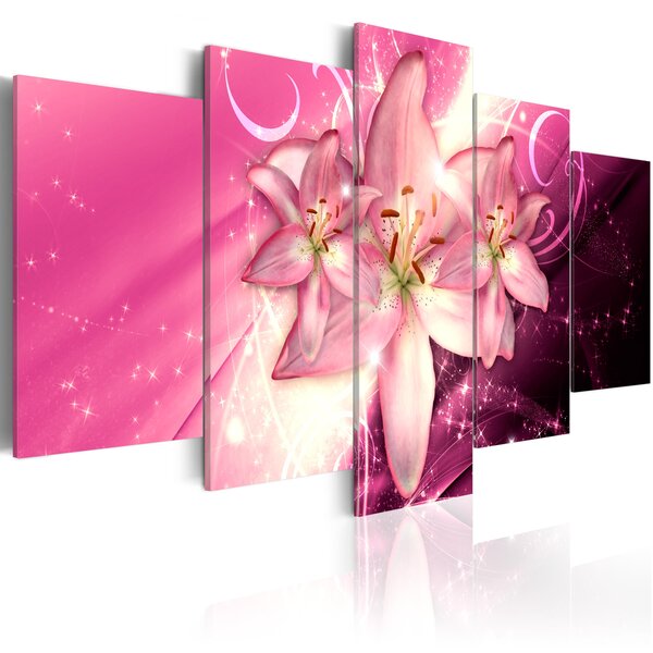 Tableau - pink heaven l x h en cm 200x100