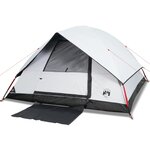 vidaXL Tente familiale à dôme 6 personnes tissu occultant imperméable